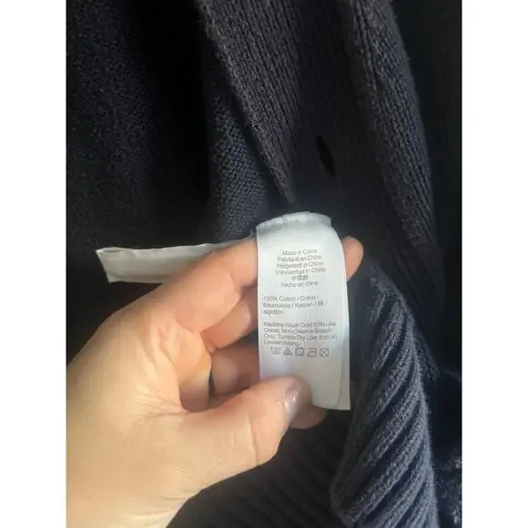 J.Crew blue cardigan size large - Picture 10 of 11